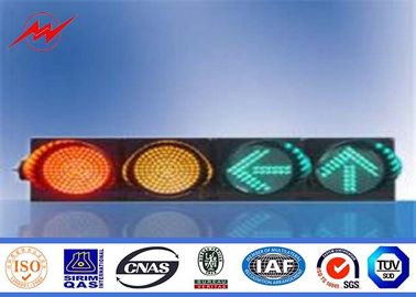 الصين Windproof High Way 4m Steel Traffic Light Signals With Post Controller المزود