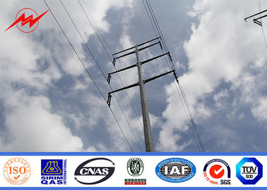 الصين 12m 10.7KN Galvanised Steel Poles Transmission Line Project Electric Power Poles المزود